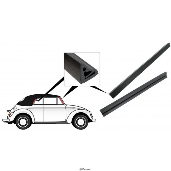 VW Käfer Käferfarm Windschutzscheibensäulendichtung (Paar)