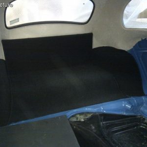 Teppich Set (Einbau hinter Rücksitz) Schwarz