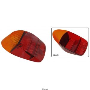 Europäisches Rücklichtglas B-Qualität Orange/Rot (Stück)