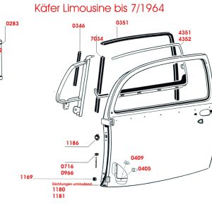 Käfer Limousine bis 7/1964