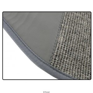 Fußmattenset Schlinge grau