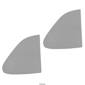 Dreiecksfenster grau getönt (Paar)