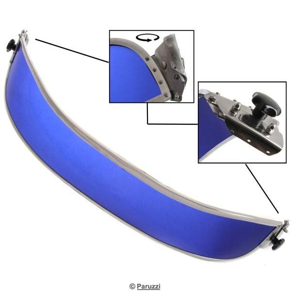 Plexiglas Sonnenblende blau